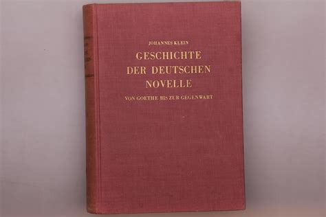 Geschichte der deutschen novelle von goethe bis zur gegenwart. - Conhecimento sagrado de todas as eras, o.