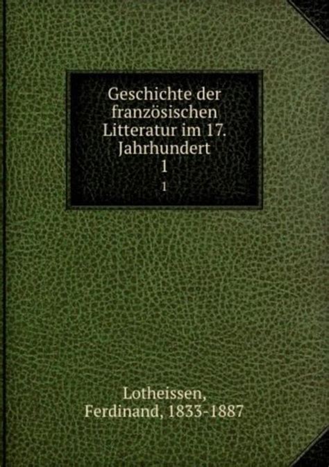 Geschichte der französischen litteratur im xvii jahrhundert. - Anatomy and physiology lab manual 5th edition.