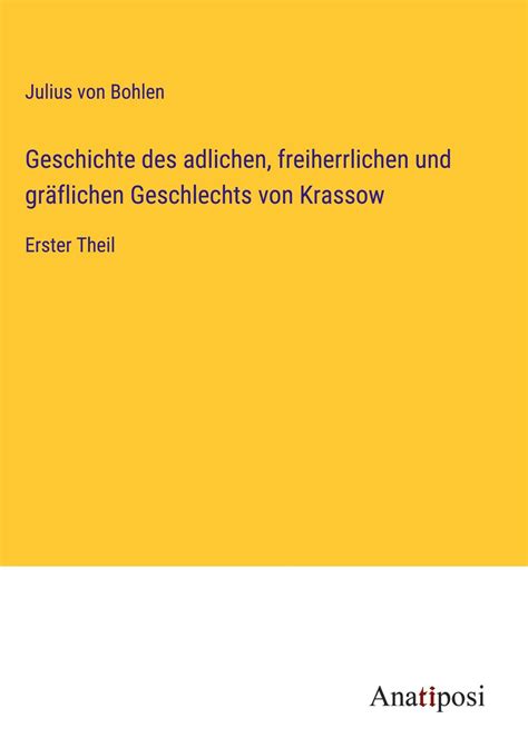 Geschichte des adlichen, freiherrlichen und gräflichen geschlechts von krassow. - A guide to graphic print production by kaj johansson.