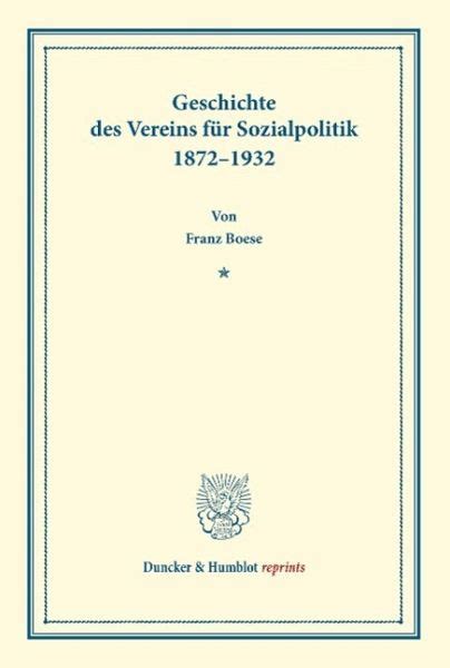 Geschichte des vereins für sozialpolitik, 1872 1932. - Los serranos (descobrim el pais valencia).