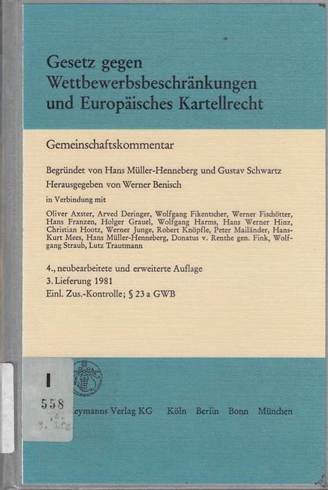 Gesetz gegen wettbewerbsbeschränkungen und europäisches kartellrecht. - Honda silverwing fsc600 service manual download.