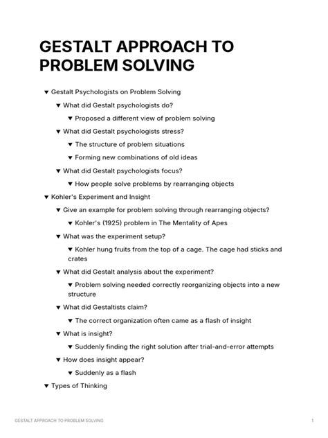 Gestalt approach to problem solving example.  Jan 7, 2014 · Gestalt theory changed the wa...