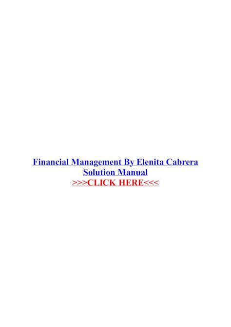 Gestión financiera por elenita cabrera manual de soluciones. - A guide to lories and lorikeets.