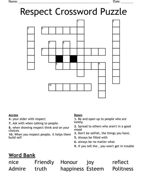 Gesture of respect crossword. The Crossword Solver found 30 answers to "Filipino gesture of respect", 6 letters crossword clue. The Crossword Solver finds answers to classic crosswords and cryptic crossword puzzles. Enter the length or pattern for better results. Click the answer to find similar crossword clues. 