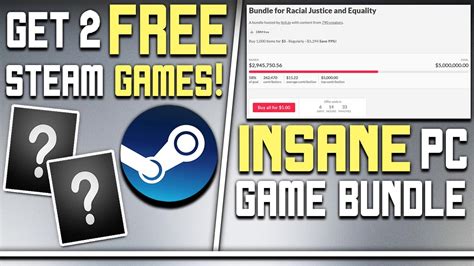 Get 2 FREE Steam Games Right Now + Insane PC Game Bundle to Support a