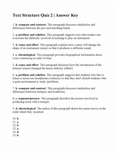 Get 30 Simply Text Structure Practice Worksheets Simple Template Design