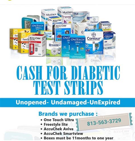 Get CASH for Diabetic Test Strips & Supplies, Tampa FL Jun 27, 2018
