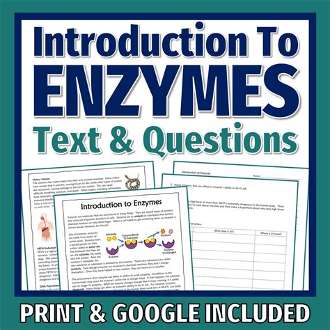 Get Enzyme Reading Worksheet Answers Gif Reading