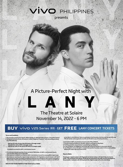 Get FREE LANY Concert Tickets with vivo V25 Series 5G