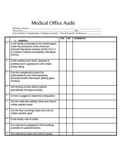 Get Our Example of Medical Chart Audit Template for Free Notes