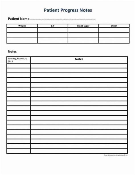 Get Our Image of Social Work Progress Note Template Notes template