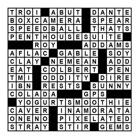 Get Over It Nyt Crossword