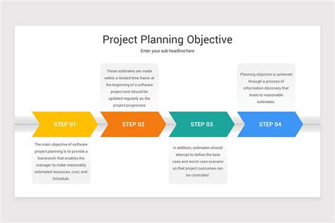 Get Project Plan Slide Template Presentation Design