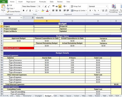 Get Project Work Plan Template In Xls Excel TMP
