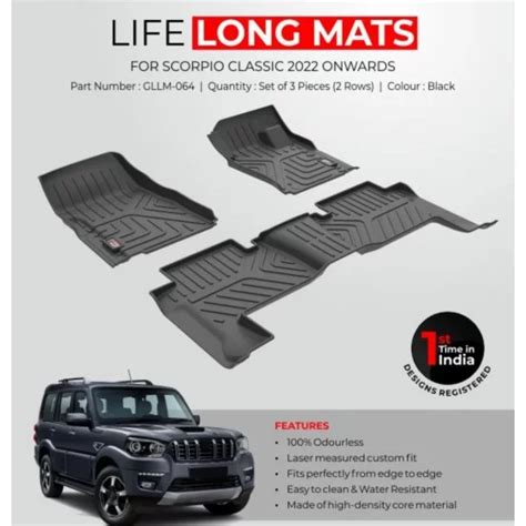 Get Scorpio N 2024 Onwards Life Long Mats Car Accessories ...