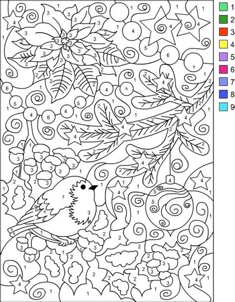 Get This Difficult Color by Number Pages for Grown Ups PZ789
