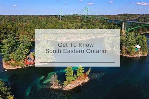 Get To Know South Eastern Ontario Region ToDoOntario