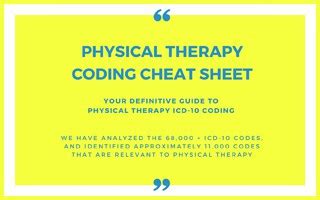 Get Your Physical Therapy Coding Cheat Sheet From In Touch EMR