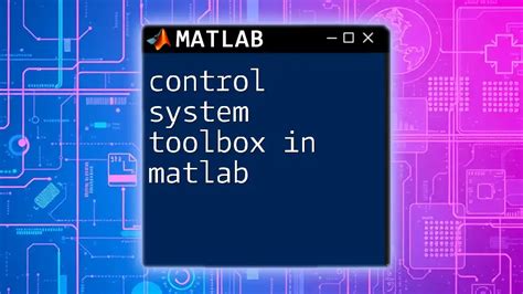Get control system toolbox matlab.  In the following, CST will be used as an ab...
