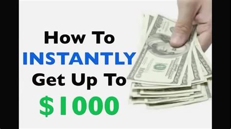 Get dollar1000 instantly. Things To Know About Get dollar1000 instantly. 
