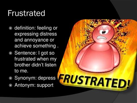 Get frustrated definition.  Synonym Discussion of Frustrate.  tr.  FRUSTRATED ...