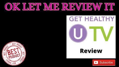 Get healthy u tv reviews. This site uses cookies and other technologies to track your use of the site that will allow us and our service providers and partners to enhance your experience and deliver relevant content to you. 