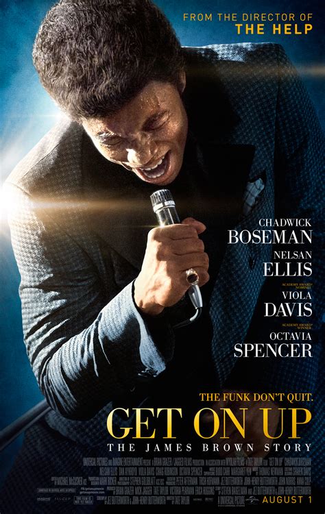 Get on up. Get on Up. 2014 | Maturity Rating: 13+ | 2h 18m | Drama. Music legend James Brown makes a turbulent journey from humble origins to superstardom as the Godfather of Soul in this biopic starring Chadwick Boseman. Starring: Chadwick Boseman, Nelsan … 