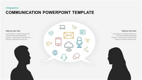 Get our Predesigned Communication PowerPoint Template