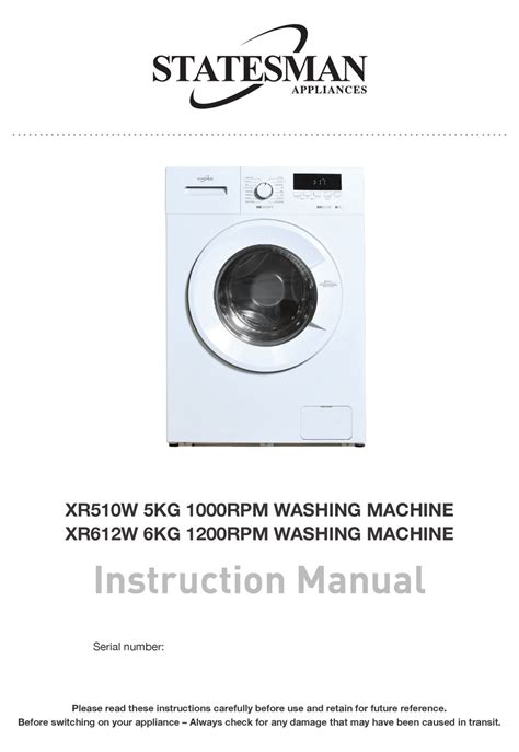 Get statesman washing machine instruction manual. - Vw lupo 3l repair manual aht.