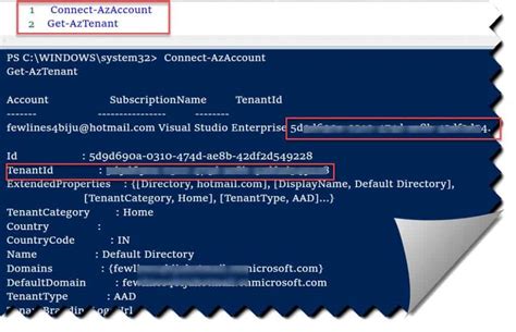 Get tenant id using PowerShell: How to get Tenant ID using …