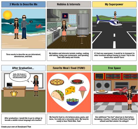 Get to Know Me Storyboard by 99aa896a