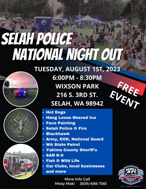 Get to know your local police at National Night Out Against Crime