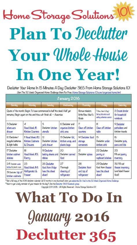 Get your house in order with this decluttering plan YOU Magazine