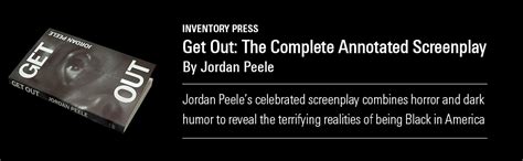 Download Get Out The Complete Annotated Screenplay By Jordan Peele