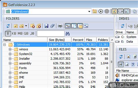 GetFolderSize for Windows
