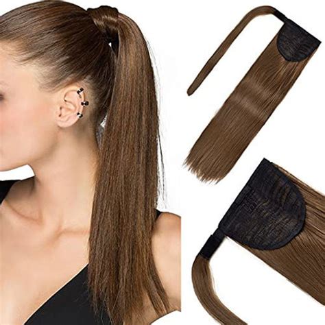 GetUSCart- SEIKEA 16" Clip in Ponytail Extensions Wrap Around …