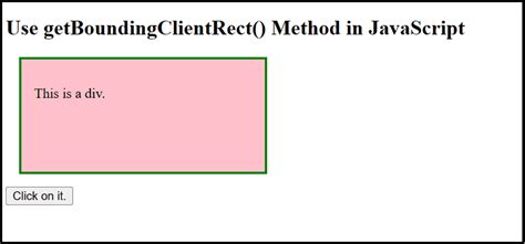 Getboundingclientrect jquery. getBoundingClientRect() instead of adding a d...