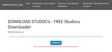 Getlink studocu.  This Studocu document downloader lets you access files without speed rest...