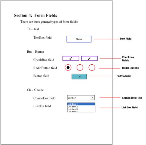 Getting Form Field Information Appligent Docs