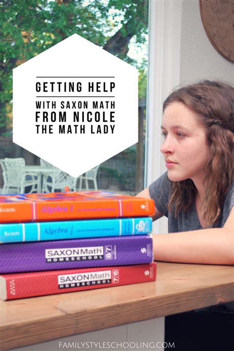 Getting Help With Saxon Math From Nicole the Math Lady