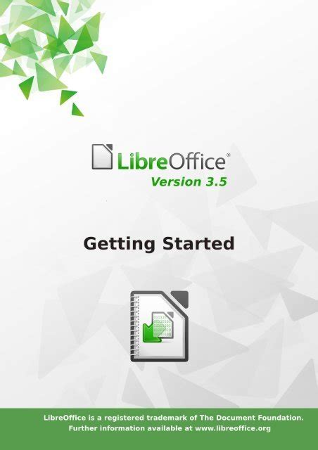 Getting Started With Libreoffice 3 5 The Document Foundation Wiki