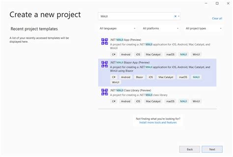 Getting Started with MAUI Blazor App in Visual Studio Syncfusion
