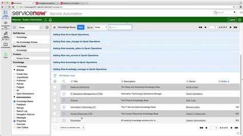 Getting Started with ServiceNow Knowledge Base YouTube