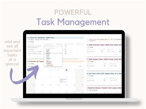 Getting Things Done Notion Template Based on the Getting Things Done