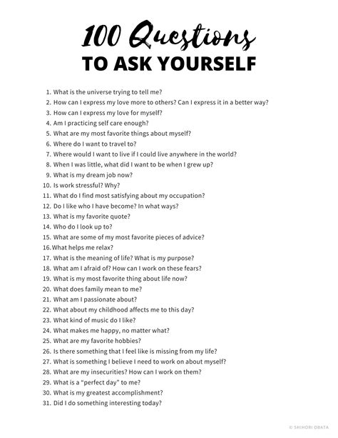 Getting To Know Yourself Random Question And Answer Book