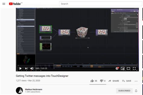 Getting Twitter messages into TouchDesigner - YouTube