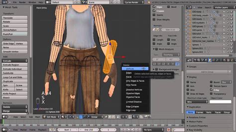 Getting a ragdoll /model to work between blender and …