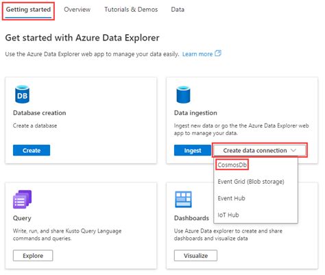 Getting and Updating Connection Information for Azure Cosmos DB