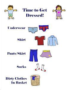Getting dressed schedule. Day Program Visual Supports Pinterest