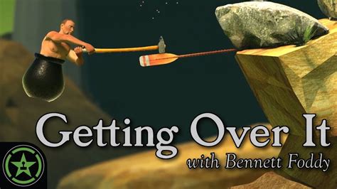 Getting Over It with Bennett Foddy is a punishing climbing game, a homage to Jazzuo's 2002 B-Game classic 'Sexy Hiking'. You move the hammer with the mouse, and that's all there is. With practice, you'll be able to jump, swing, climb and fly. Great mysteries and a wonderful reward await the master hikers who reach the top of the mountain..